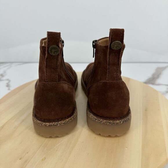 Birkenstock Melrose Suede Leather Size 37 US 6-6.5 Espresso Brown Comfort NEW - Picture 4 of 12